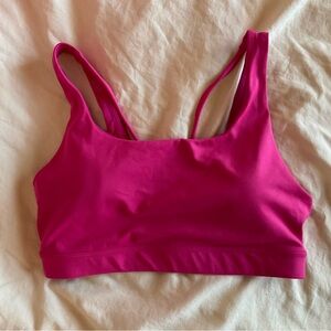 Athleta Hot Pink Exhale Sports Bra